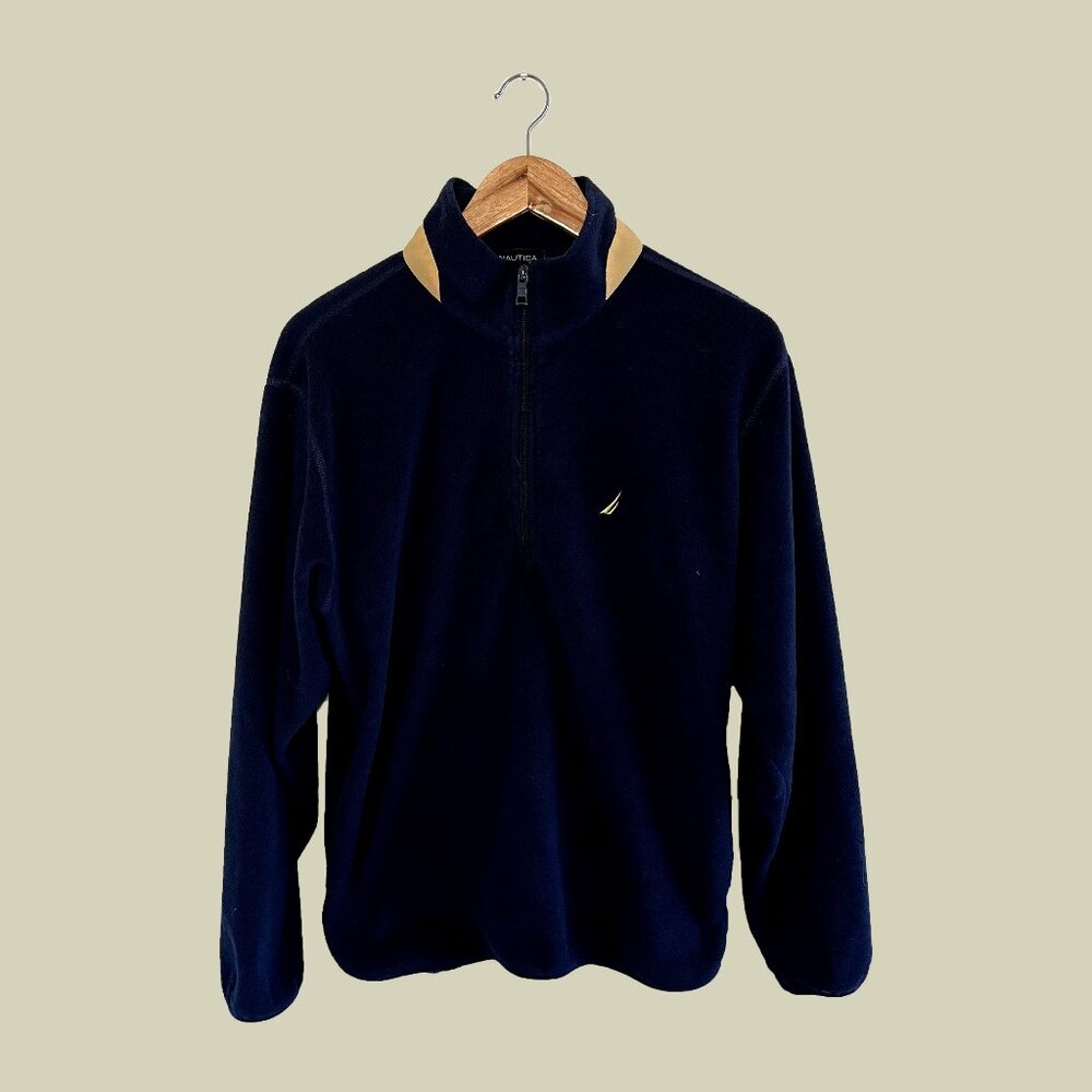 Nautica Quarter Zip Fleece Sweater